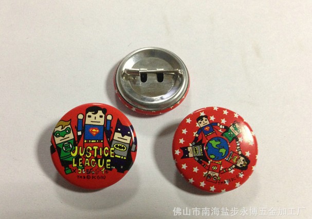 卡通印鐵胸章